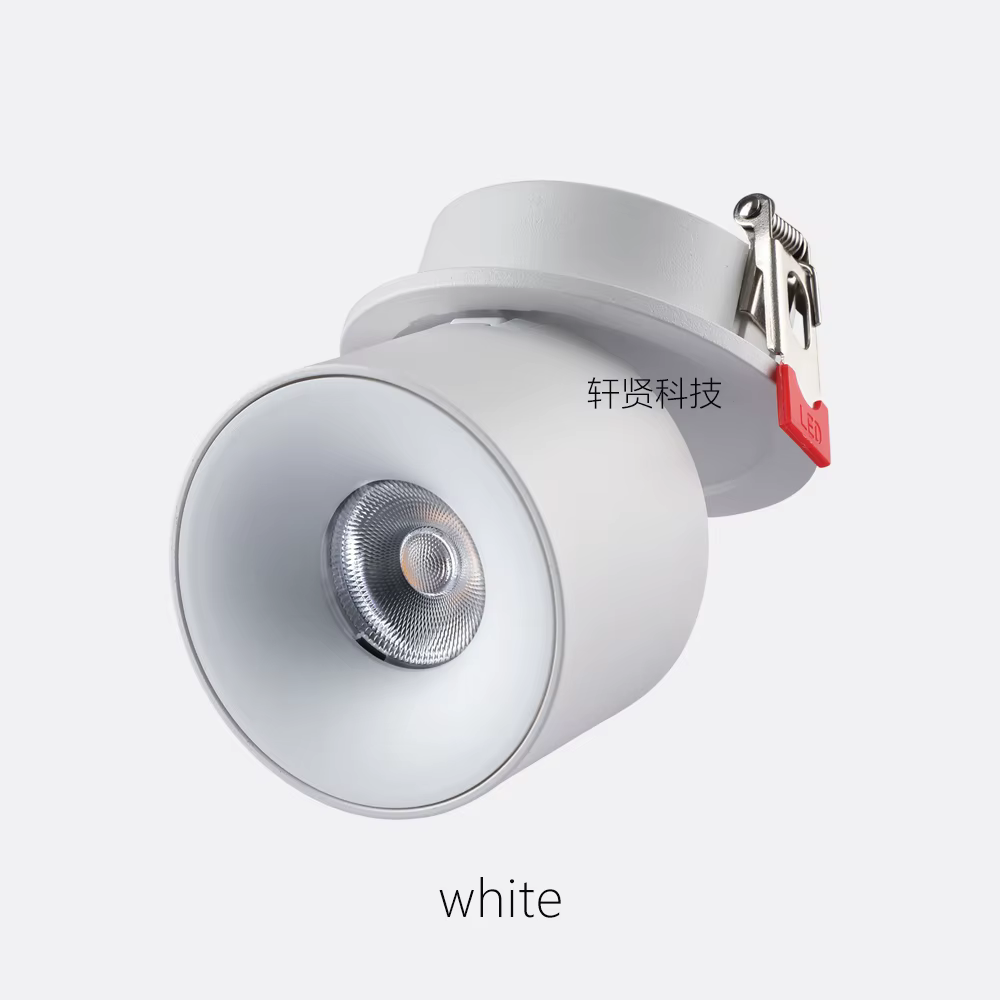 Zigbee/5 CCT commutable encastré LED plafonnier 7W 12W rotatif pliable Downlight salon chambre plafo