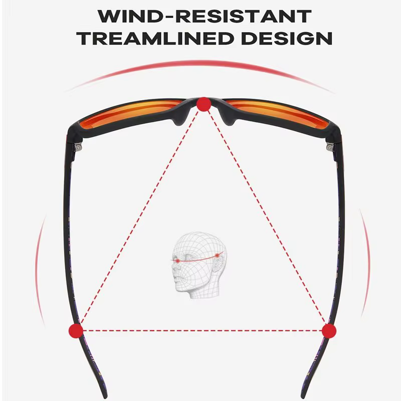 SEPFOX hommes lunettes de soleil de pêche polarisées Sports de plein air randonnée conduite course l