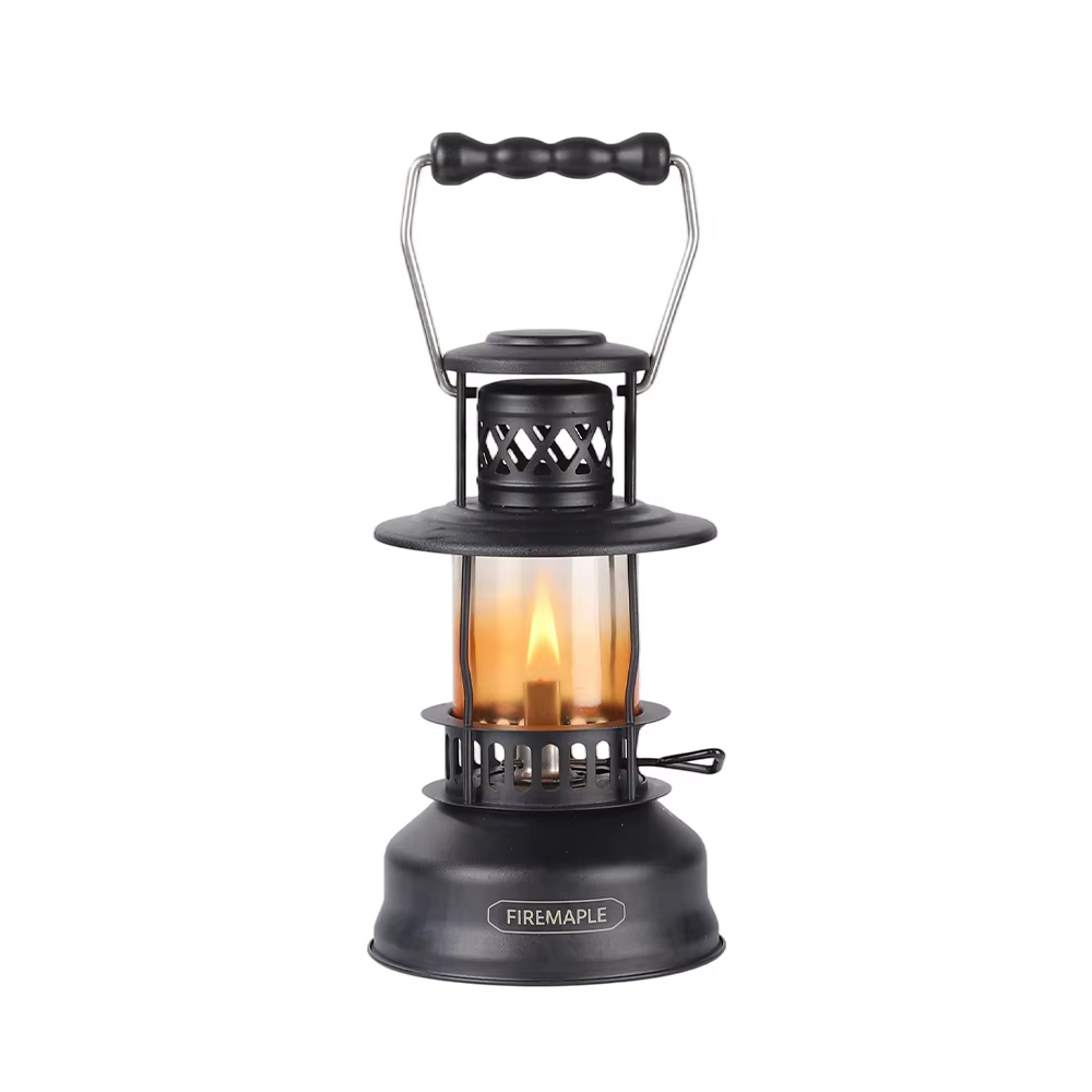 Lanterne brûlante d'huile Voyager en forme d'érable de feu, lampe Vintage pour émotion extérieure, l