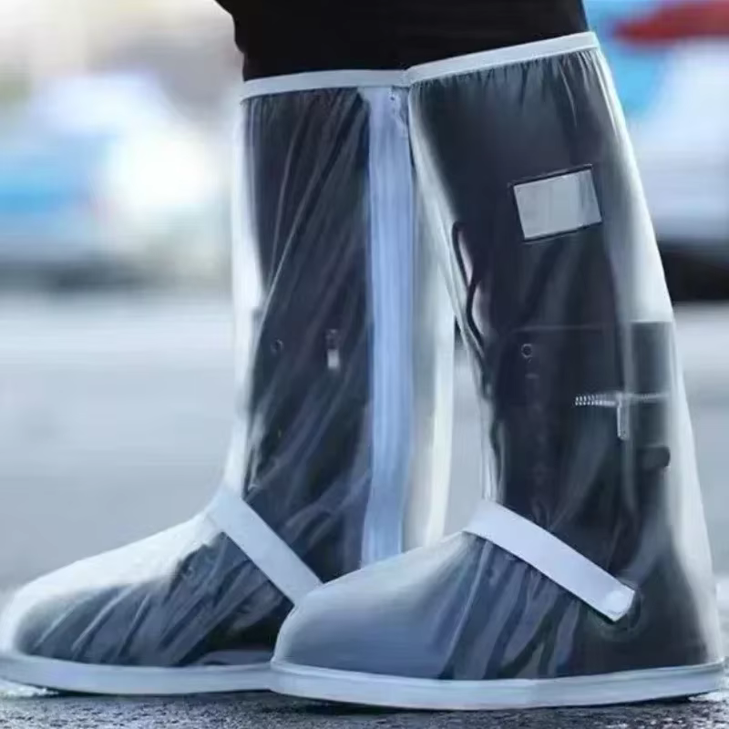 Couvre-chaussures de pluie réutilisables pour moto et vélo, antidérapants, unisexes, pour jours de p