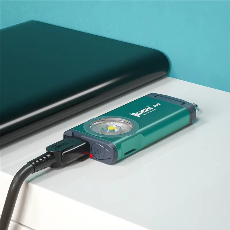 WUBEN G2 type-c porte-clés Rechargeable lumière 500Lumens Distance du faisceau 47 mètres batterie in