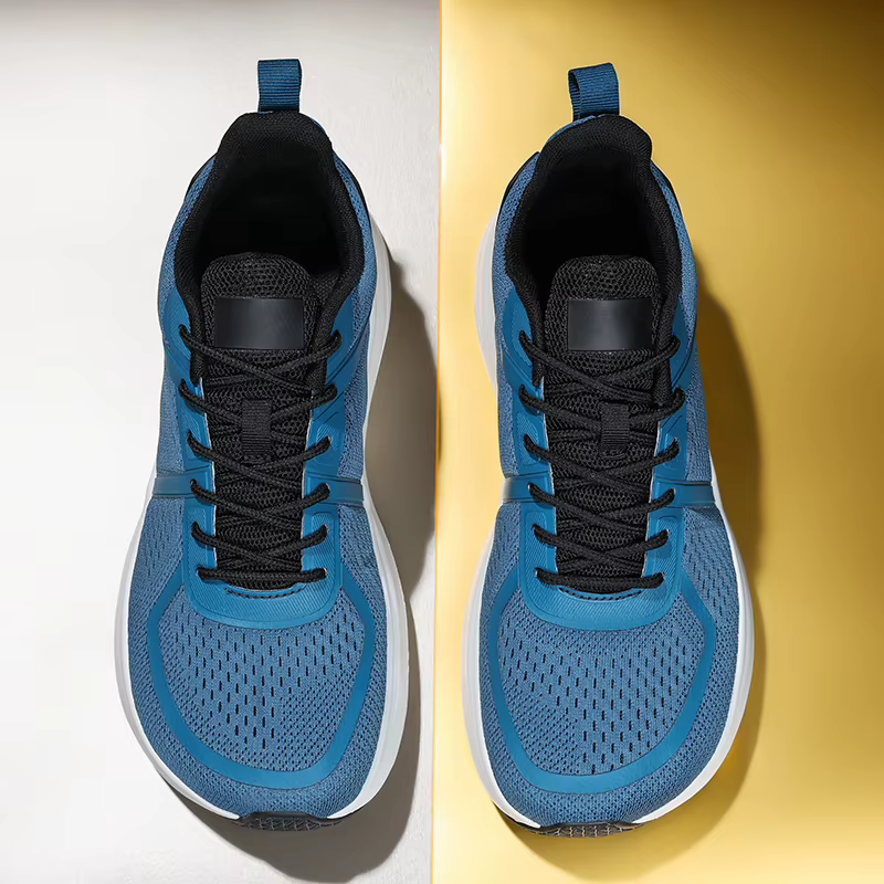 Chaussures pieds nus pour hommes zéro goutte large orteil boîte baskets minimaliste à lacets léger r