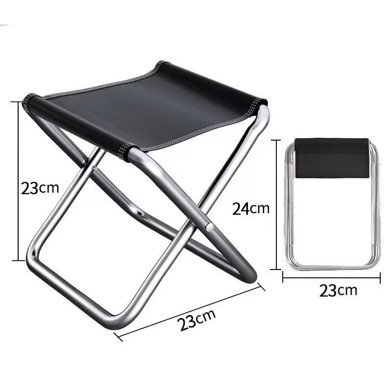 Tabouret pliable pour sac à dos, tabouret pliant portable avec sac de transport, mini chaise d'extér