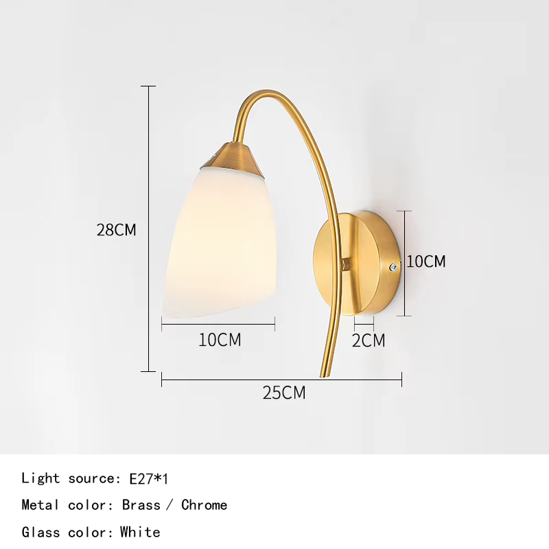 Plafonnier LED en Verre Blanc Givré au Design Vintage Européen, Luminaire Décoratif de Plafond, Idéa