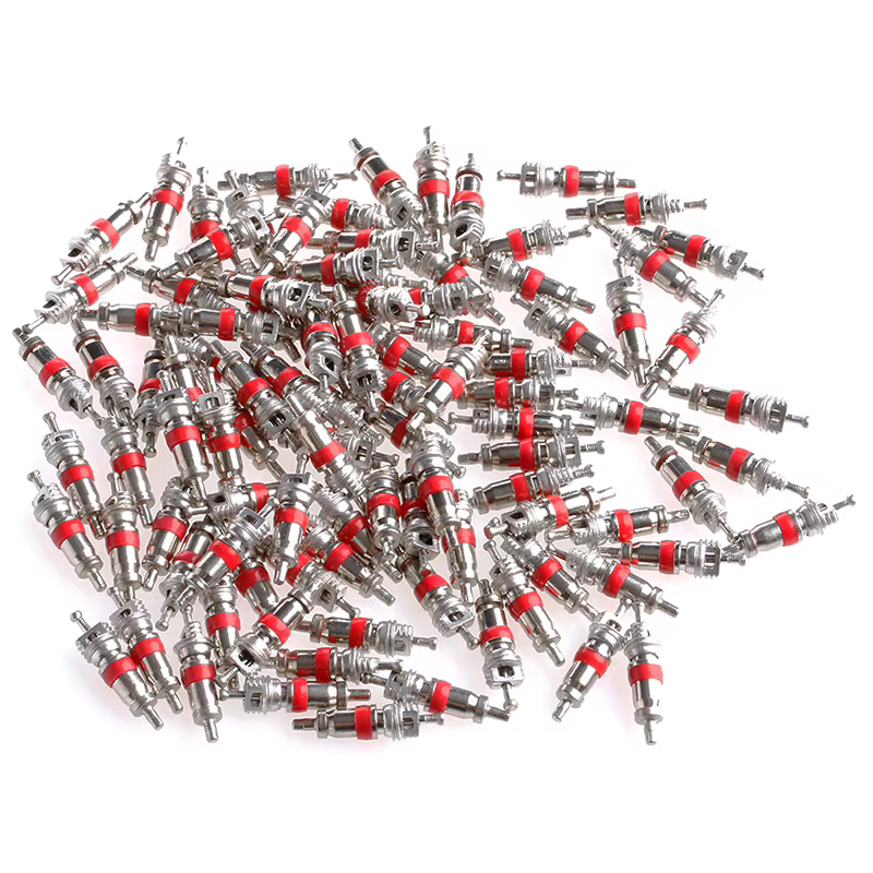 Noyaux de tige de Valve de pneu de 1.9cm, 100 pièces, remplacement pour voiture, camion, moto, vélo,