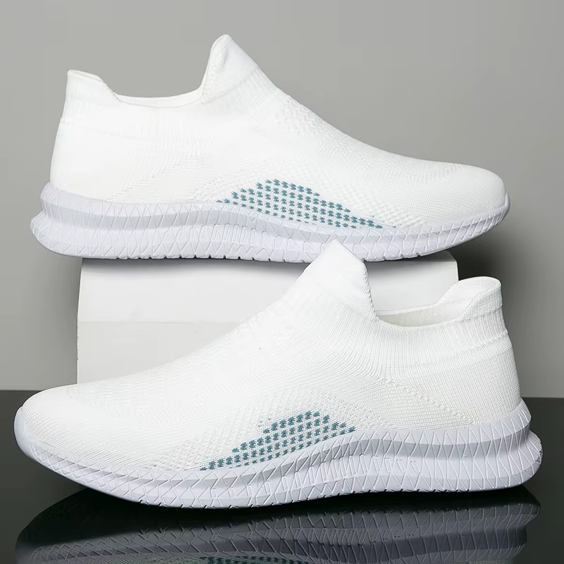 Chaussures de marche respirantes pour hommes, mocassins légers et doux et flexibles, chaussures déco