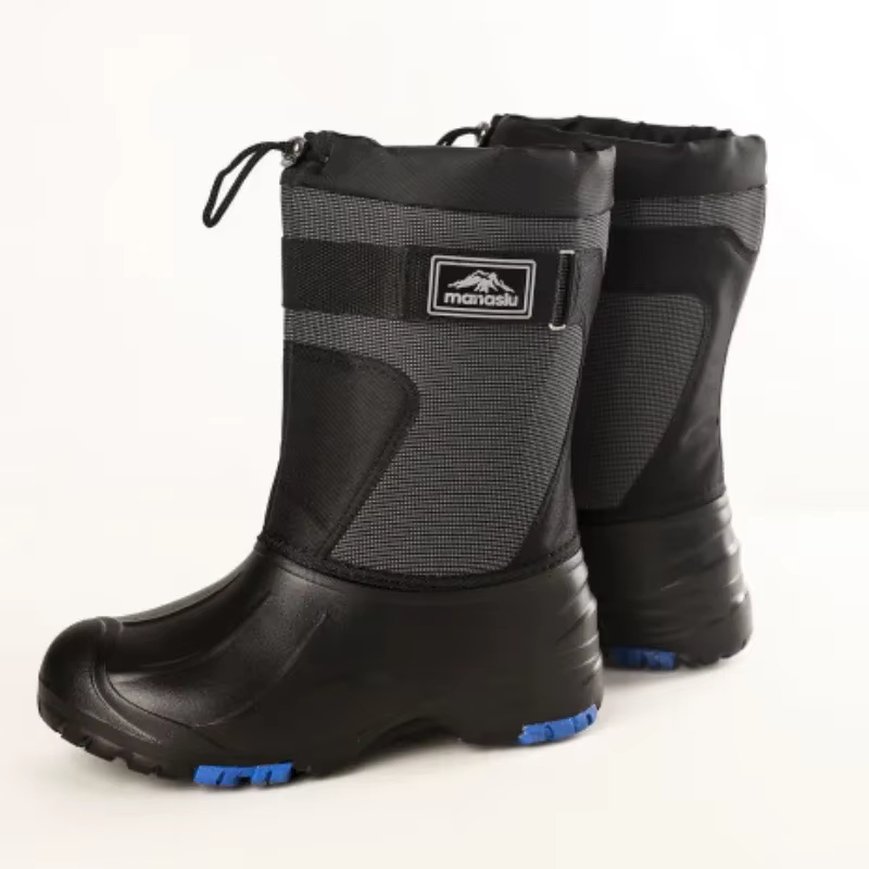 Bottes de neige imperméables et résistantes au froid pour hommes, chaussures de pêche résistantes à 