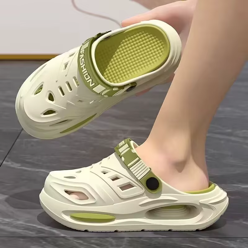 Chaussures perforées pour hommes, nouveau style, à design superposé avec soutien de la voûte plantai