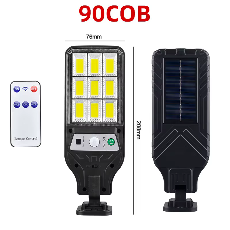 lumières solaires extérieures avec télécommande capteur de mouvement applique murale étanche lumière
