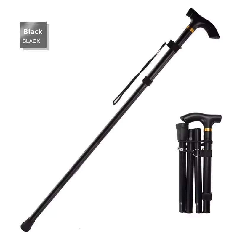 Bâtons de trekking télescopiques ultralégers, bâtons de marche pliables pour la marche nordique, le