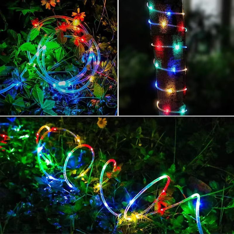 300LED corde solaire bande lumineuse extérieure étanche fée lumière cordes décor de noël pour jardin