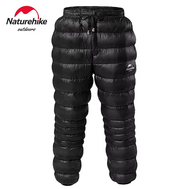Natureifa-Pantalon de camping en duvet pour homme et femme, pantalon de randonnée, pantalon thermiqu