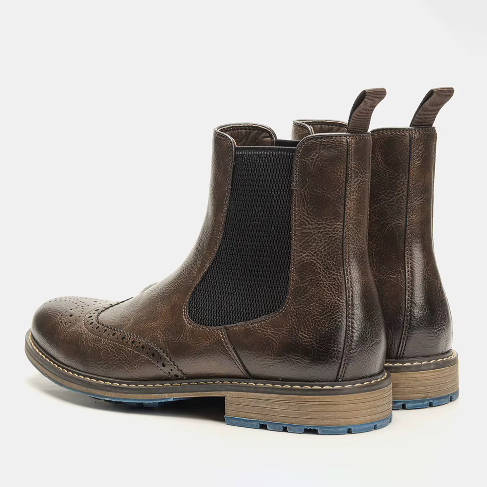 Bottes Chelsea pour hommes, décontractées, de marque, rétro, mode 2026, confortables