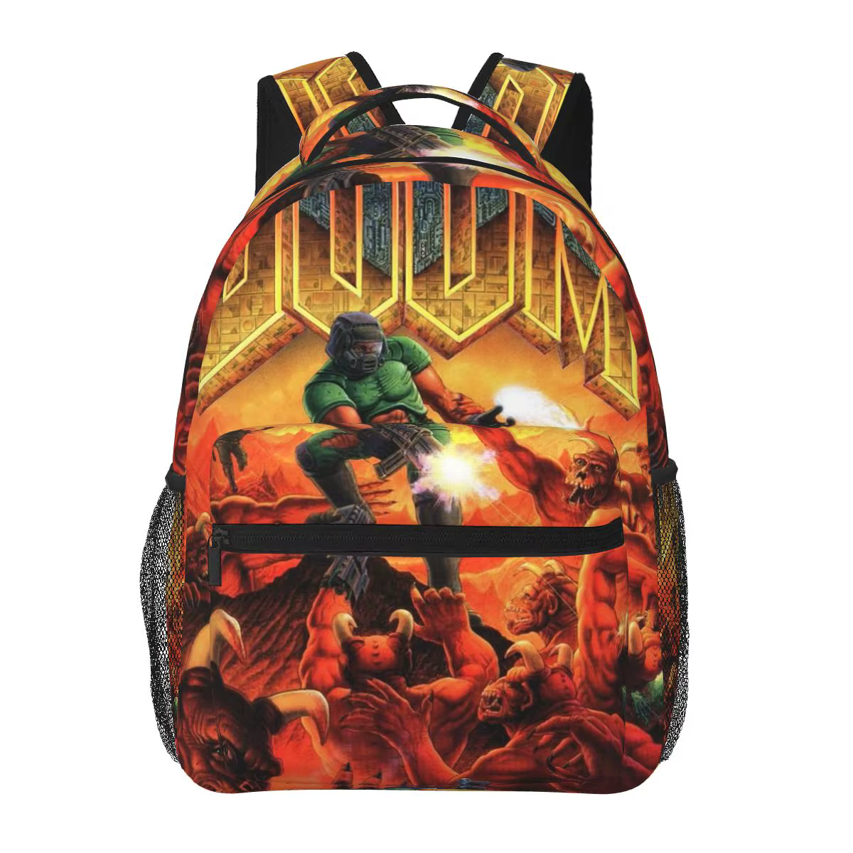 OG Doom Slayer – sac à dos de jeu pour étudiants, sac d'école, sac à dos de randonnée, de voyage, po