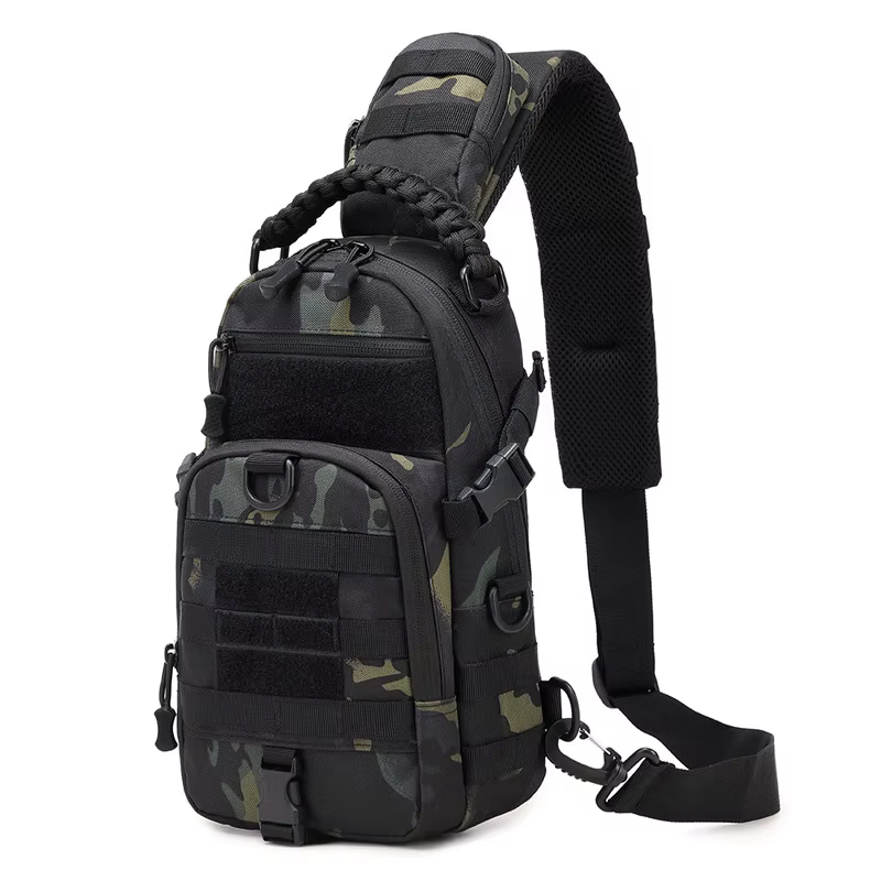 Sac de poitrine de Camping sac à dos tactique pour hommes Sport épaule randonnée en plein air escala