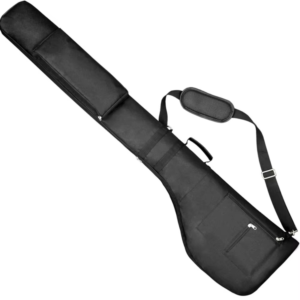 Sac de golf Sunday Bag en nylon imperméable, pliable, avec sangle réglable, capacité de 8 à 10 clubs
