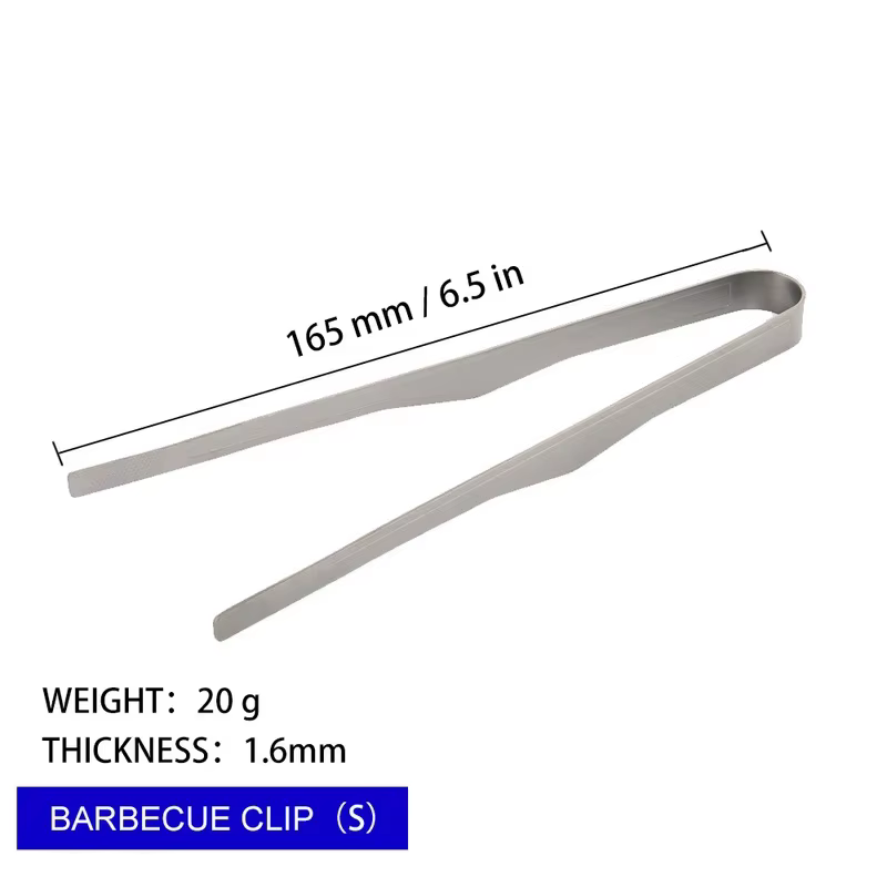 Pince à thé en titane pour Camping, couvercle de Steak ultraléger pour l'extérieur, Barbecue, anti-b