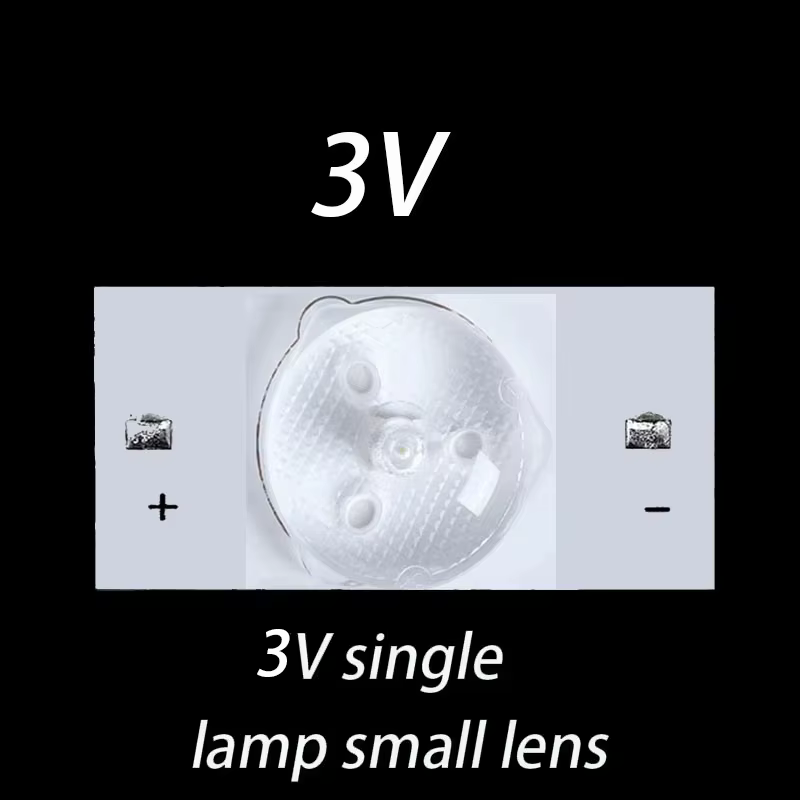 Accessoires de bande de rétro-éclairage LED pour perles de lampe SMD 3V 6V avec filtre de lentille o
