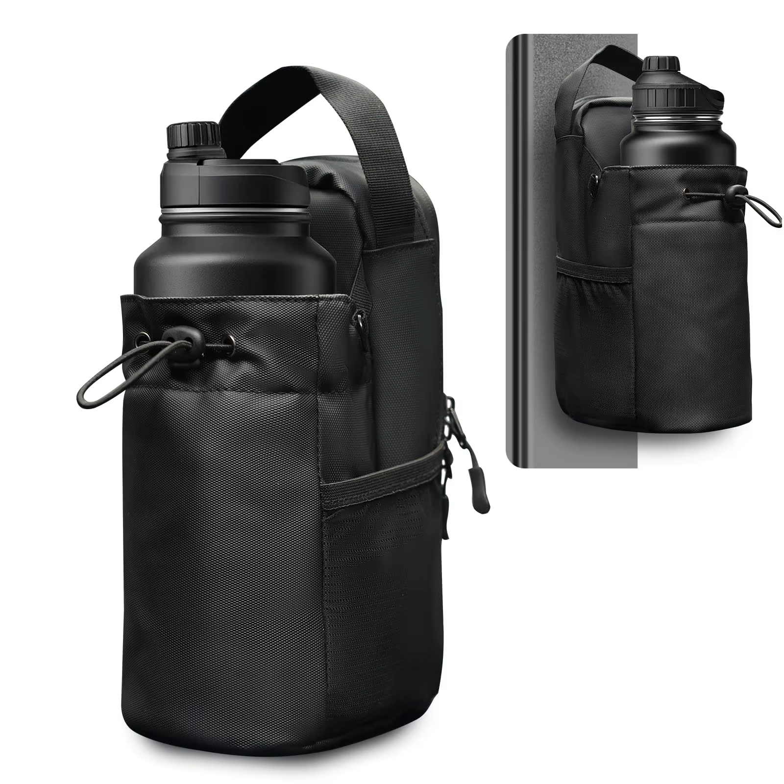 Sac de sport magnétique avec 3 aimants pour femmes et hommes, porte-bouteille magnétique avec sangle