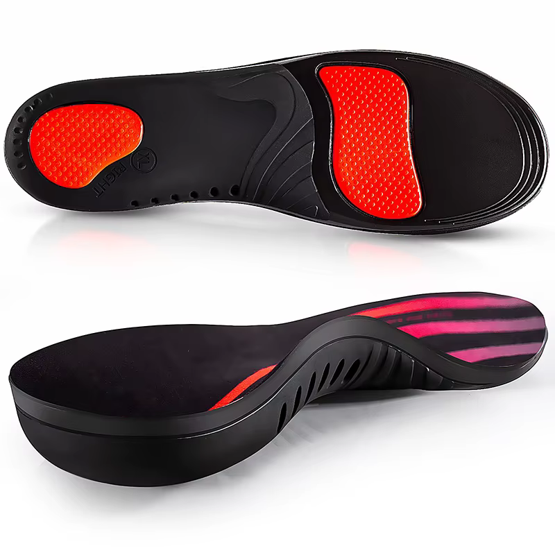 Semelles intérieures orthopédiques de Sport pour pieds, Gel PU, Absorption des chocs, semelle respir