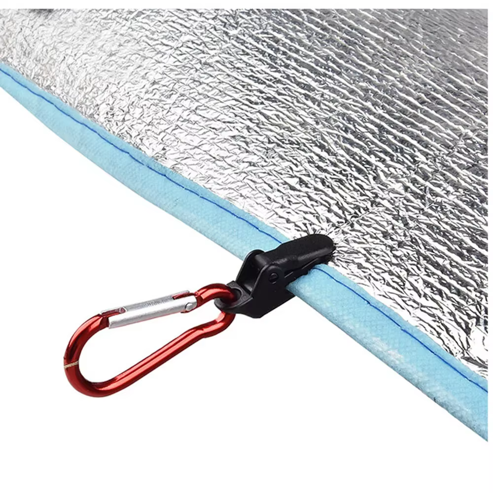 10/15/20 pièces auvent pince bâche Clips Snap cintres tente Camping survie serrer outil pour Camp en