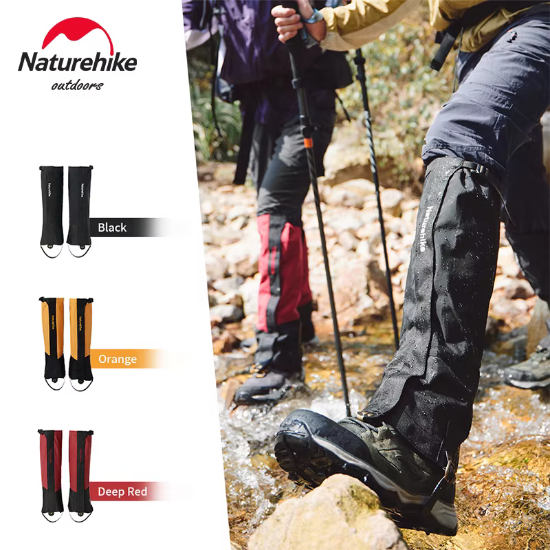 Naturehike – guêtres chauffe-jambes imperméables pour chaussures d'escalade, guêtres de neige pour r