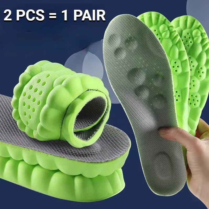 1 paire de semelles intérieures respirantes absorbant les chocs, semelles intérieures de Sport de pl