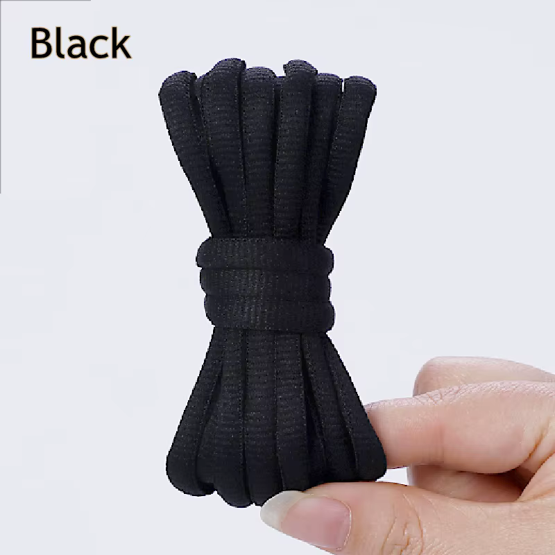 1 paire de lacets de chaussures ovales lacets athlétiques demi-ronds pour courir baskets lacets chau