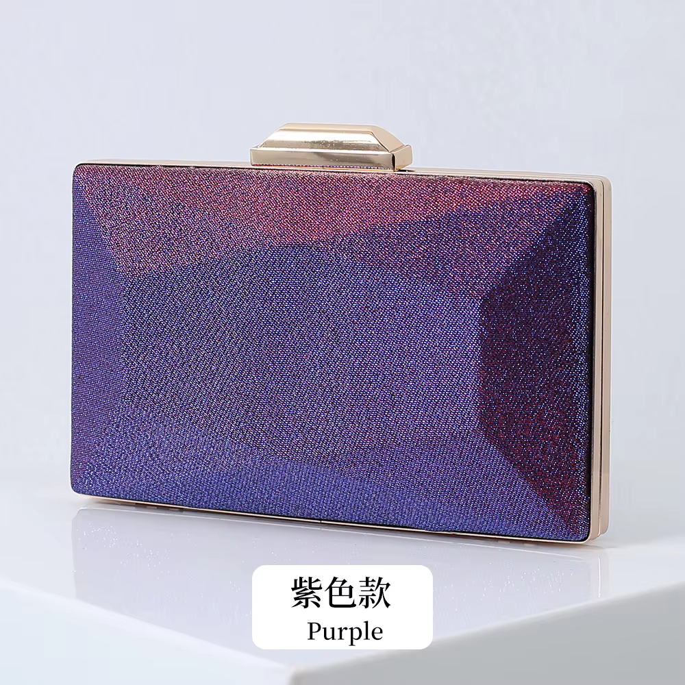 Pochette violette pour femme, sac à main de créateur de luxe, sac à bandoulière initié, petit sac à 