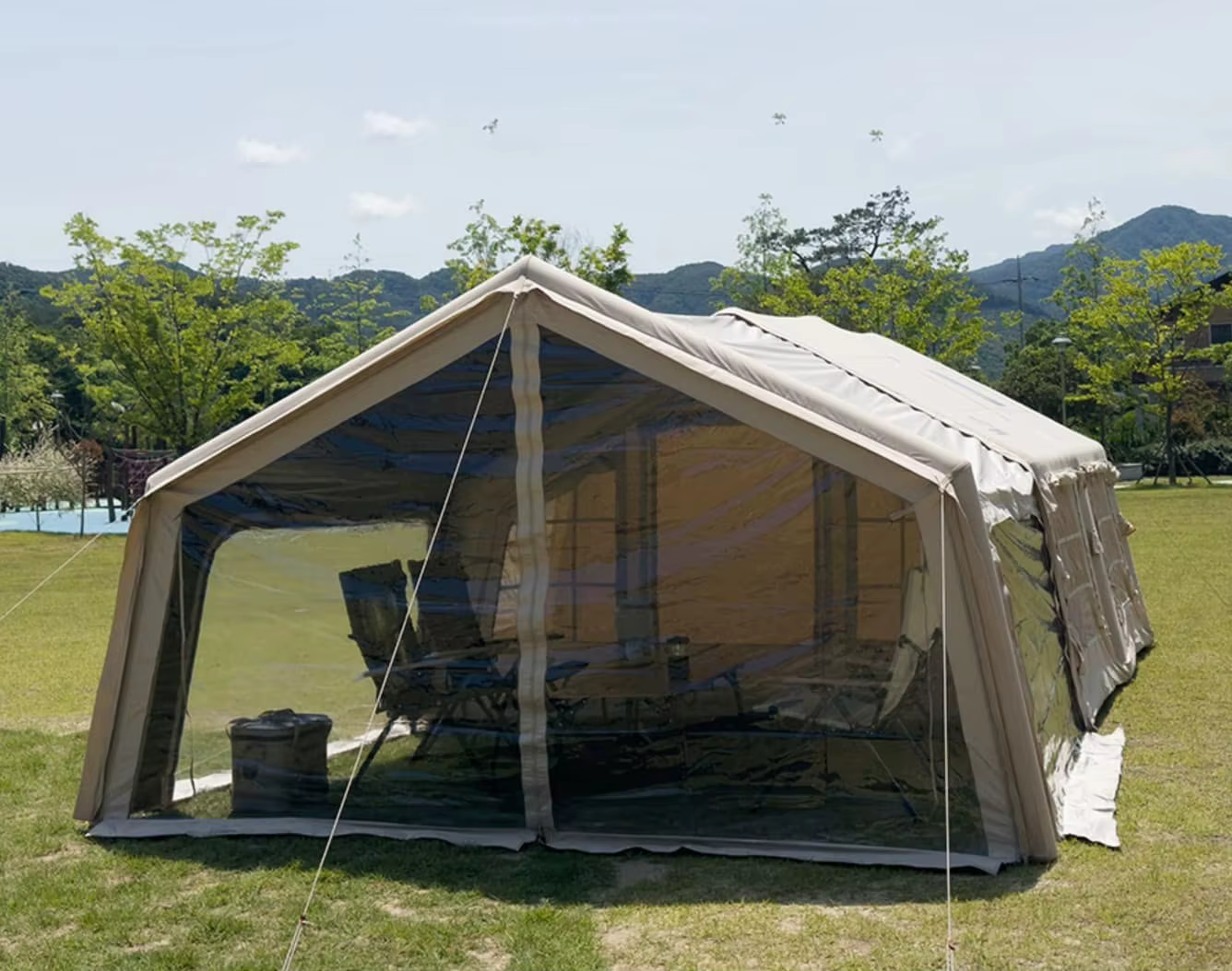 8.0 Pro tente grand espace tente familiale extérieure pour le Camping avec auvent gonflable Oxford i