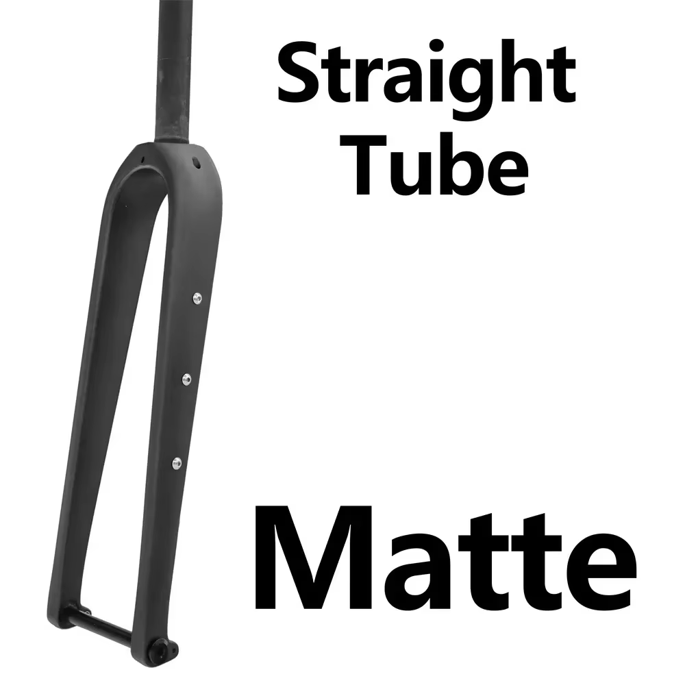 Fourche de vélo de route ultralégère entièrement en carbone pour vélo de Cyclocross, 100mm, gravier 