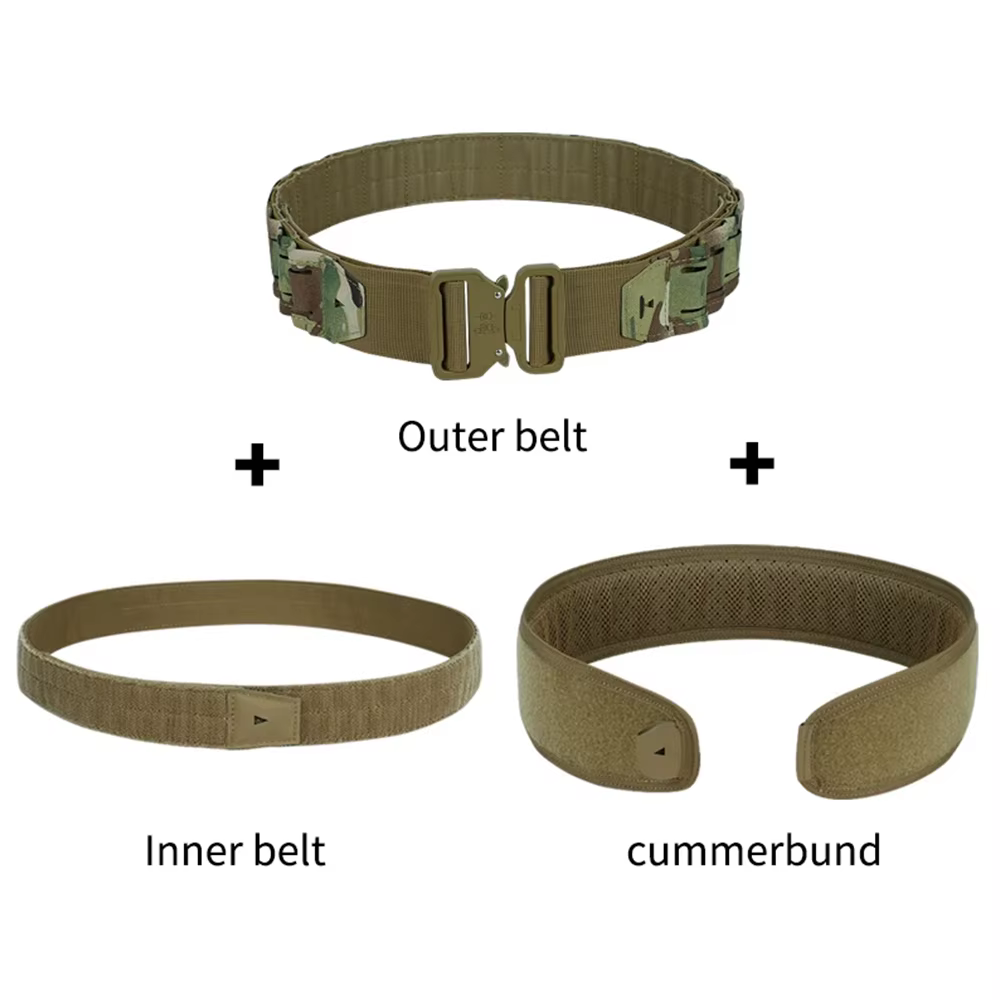 Ceinture tactique ARTEX 3 en 1, boucle à dégagement rapide découpée au Laser, ceinture de tir de Com