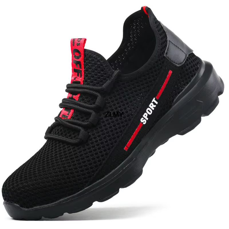 Chaussures de sécurité à bout Composite pour hommes, baskets Anti-écrasement et Anti-coup de couteau