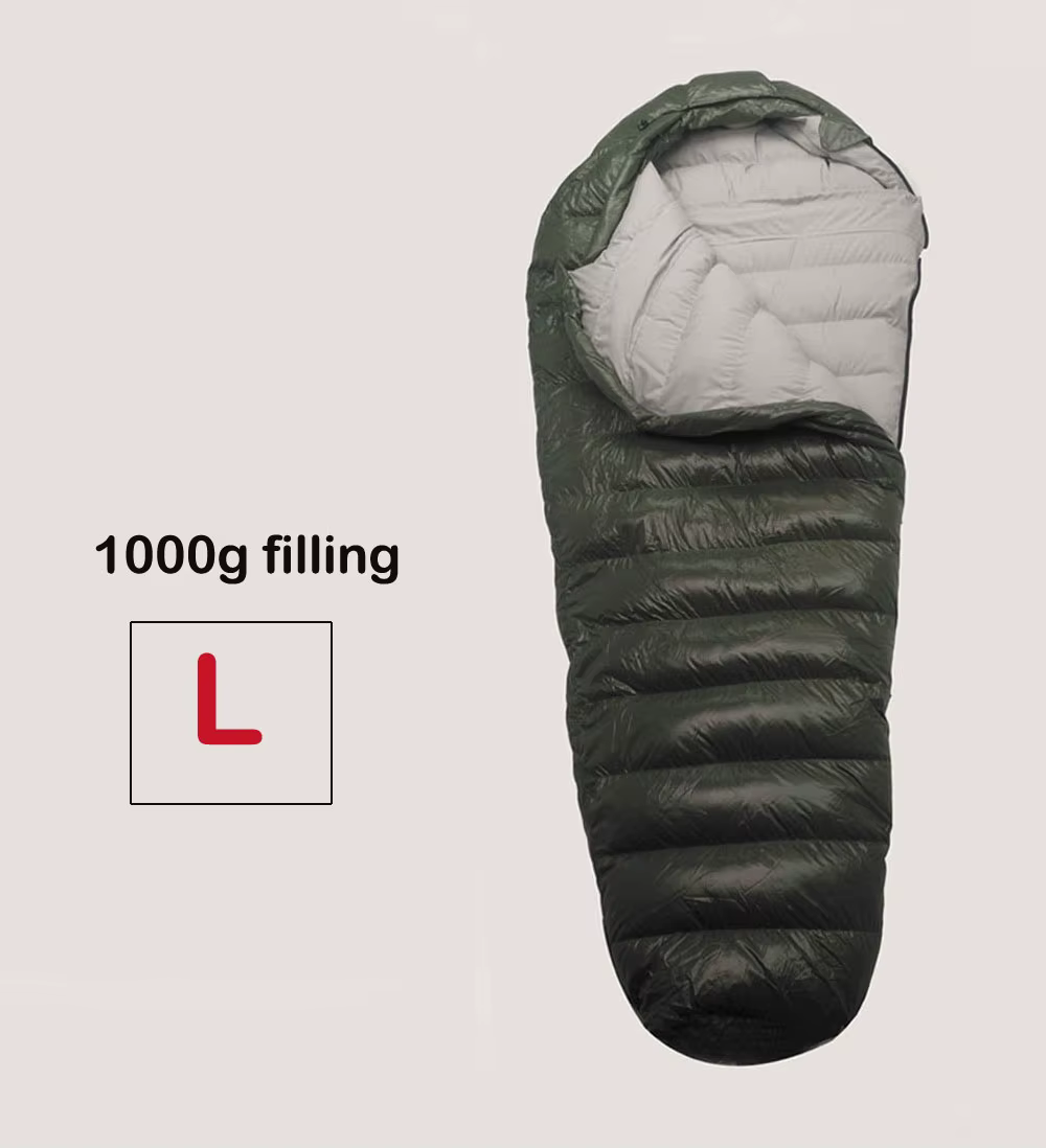 Kamperbox température froide hiver sac de couchage vers le bas sac de couchage hiver Camping sac de 