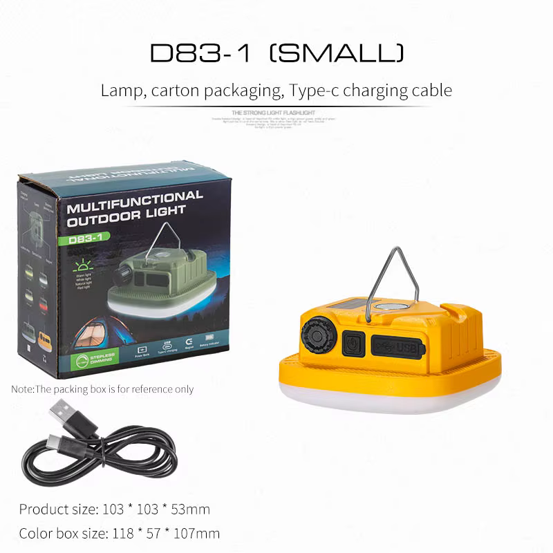 ESMARTER – tente de Camping Rechargeable, lumière forte avec aimant, ampoule LED Portable, torche, é