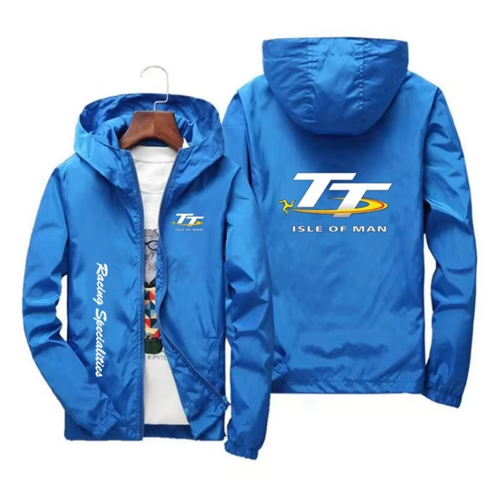 Veste Coupe-Vent à Capuche pour Homme, Fermeture Éclair, Sports de Plein Air, vaccage Rapide, Tour d