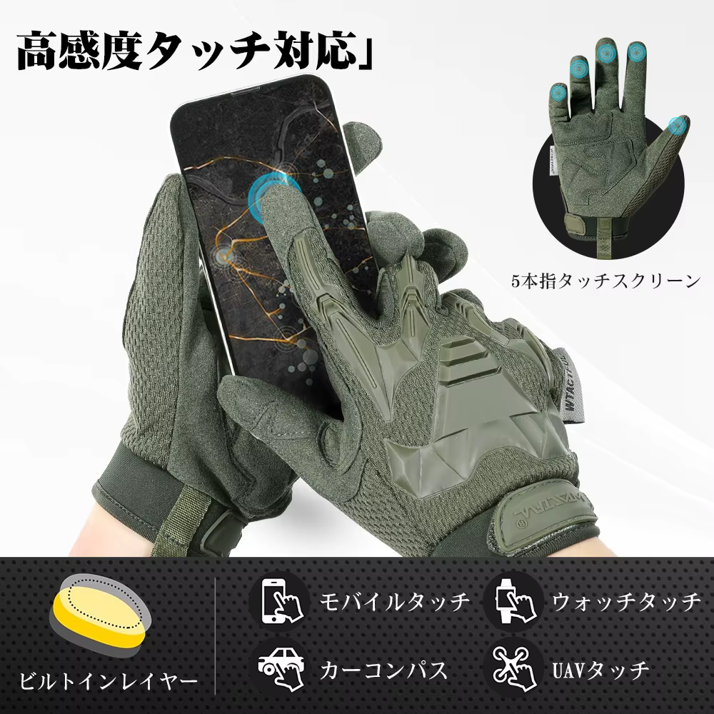 Gants tactiques d'extérieur camouflage gants de cyclisme Sport randonnée escalade Paintball tir chas