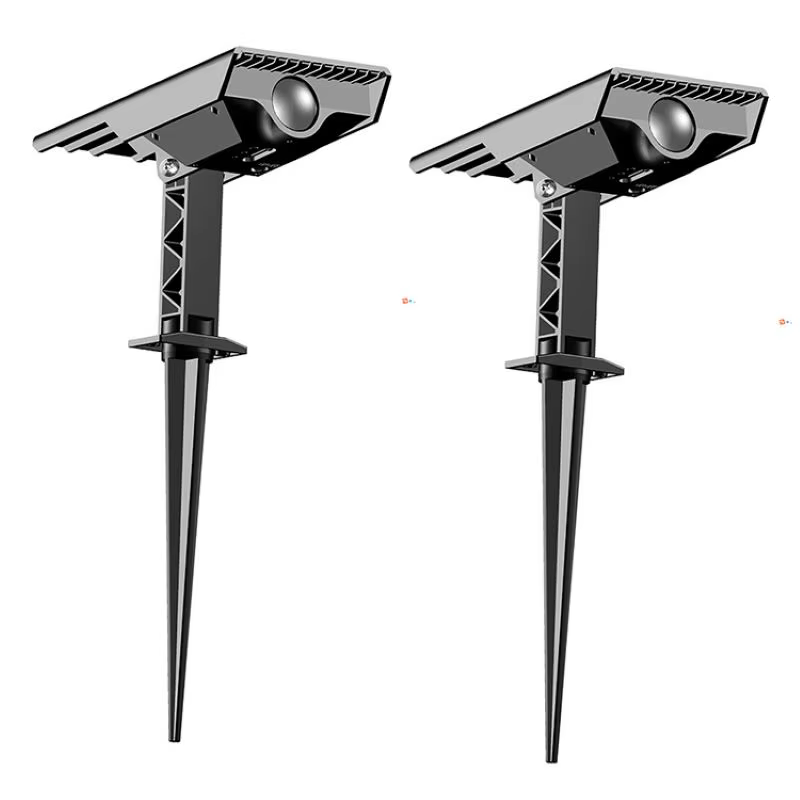 Lampe solaire d'extérieur pour la décoration de paysages et de cours, angle réglable, focale variabl