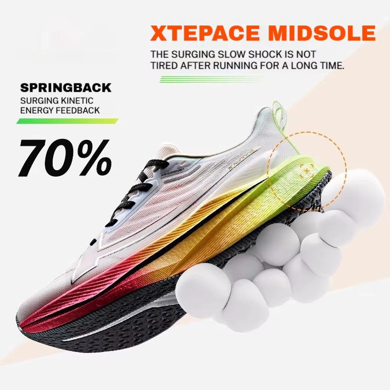 Xtep 2000km 3.0 chaussures de course pour hommes 2025 printemps baskets amorti entraînement Jogging