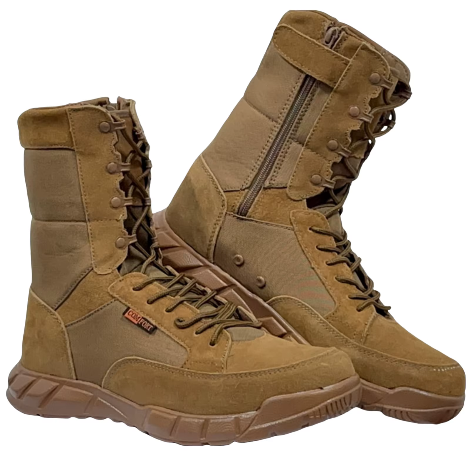 Chaussures tactiques légères pour hommes, bottes de Combat d'entraînement à lacets, imperméables, po