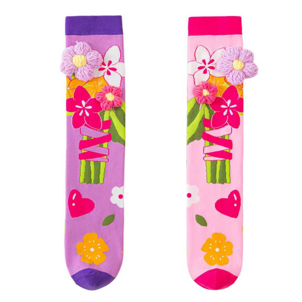 Chaussettes longues Koala sans talon, dessin animé, pingouin drôle 3D, nouvelle collection