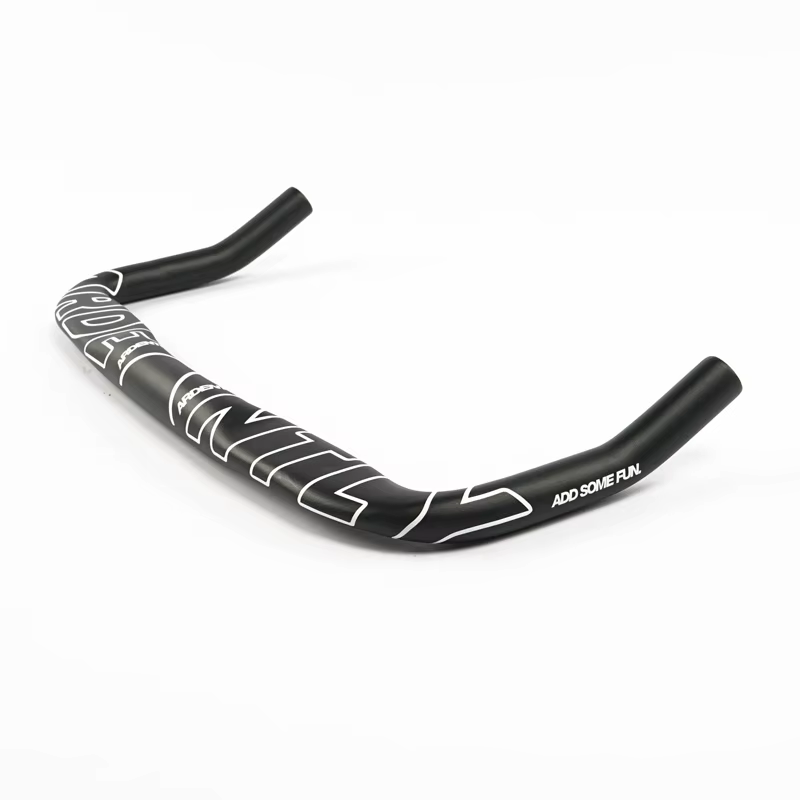 Aramment fixe engrenage course vélo de route TT guidon 31.8mm noir en alliage d'aluminium vélo Bullh