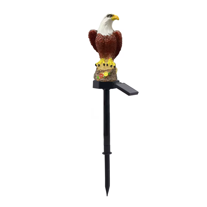 Lampe solaire de pelouse d'aigle, lampe de jardin, décoration de jardin, veilleuse de paysage, décor
