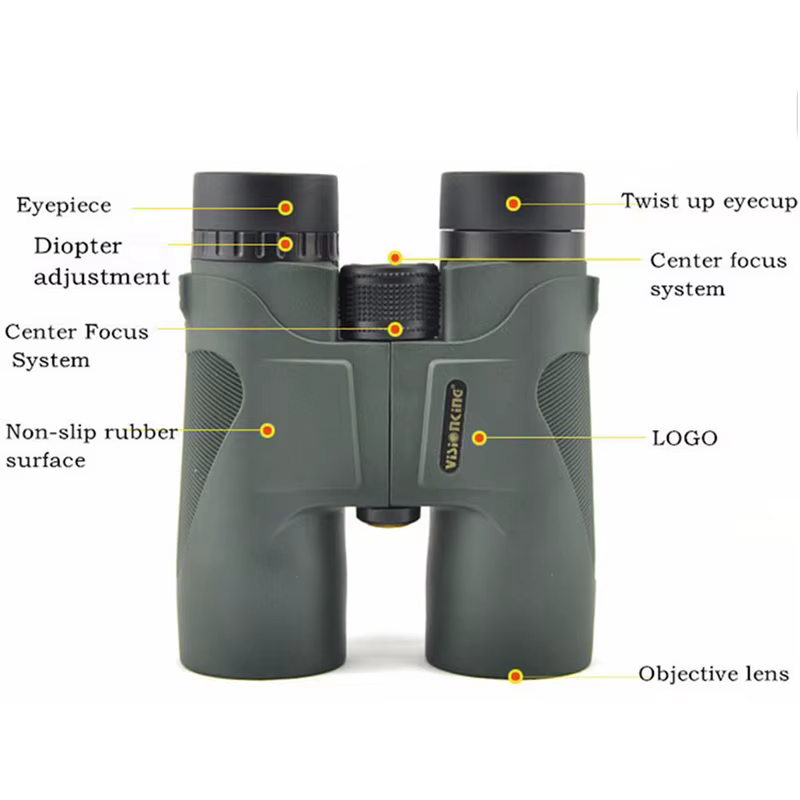 Visionking longue portée 10x42 chasse Camping jumelles BAK-4 FMC étanche puissant télescope Prismati