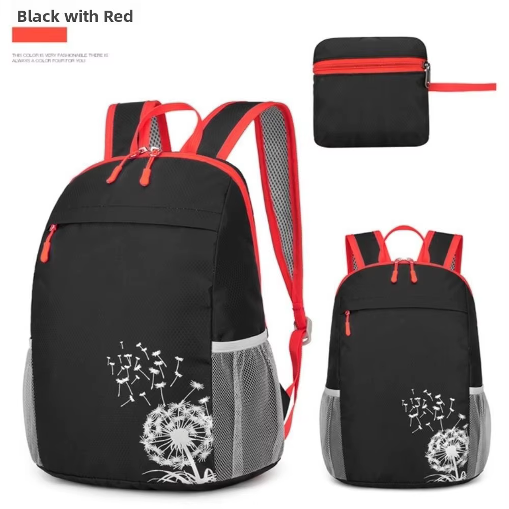 Sac de sport de plein air 20-35L, sac à dos unisexe ultraléger et portable avec porte-bouteille, sac