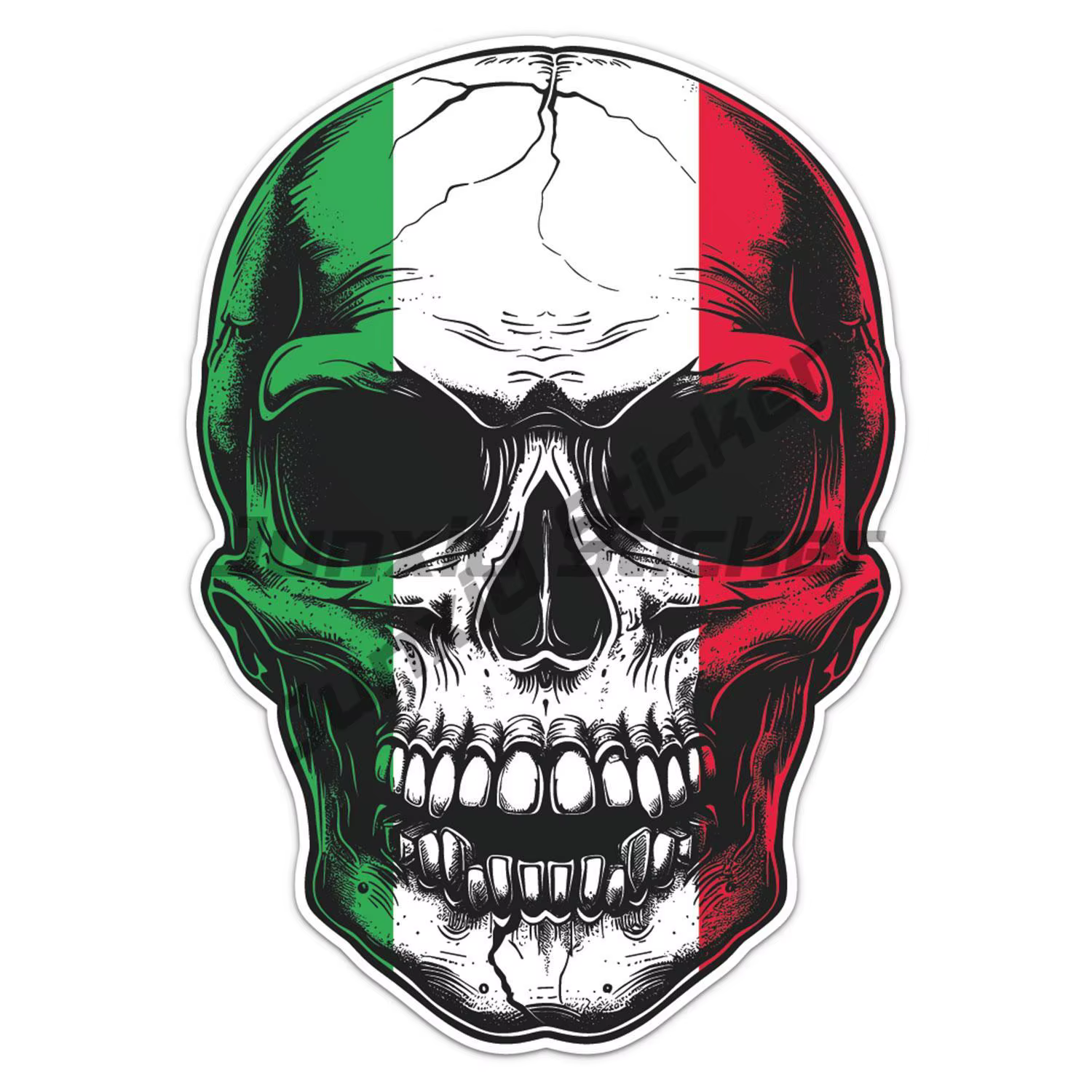Autocollants de carte de sceau de drapeau russe sicilien d'italie créative, autocollants en vinyle r