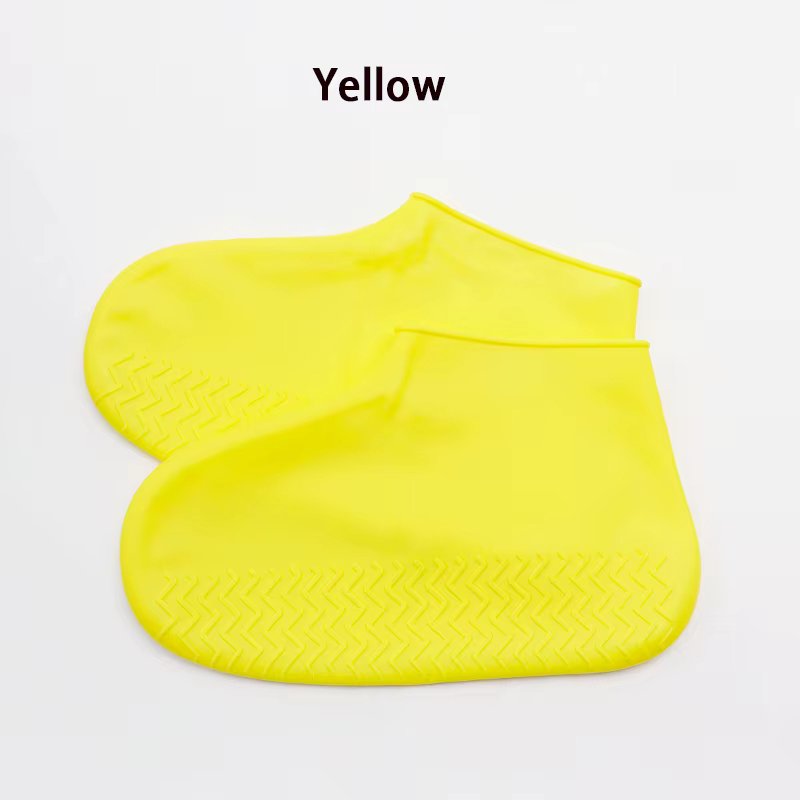 Couvre-chaussures imperméables en silicone, couvre-chaussures de pluie pour homme et femme, antidéra