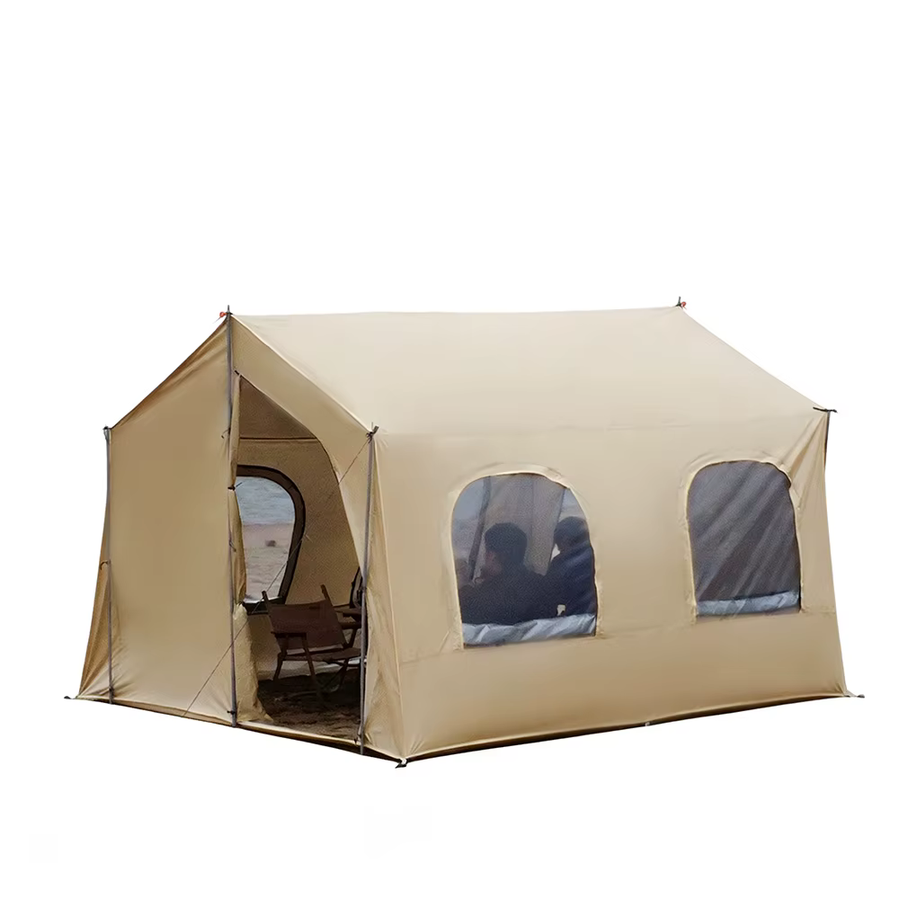 Tente de camping imperméable, grande tente de jardin pour 4 à 8 personnes, abri portable en bâche po