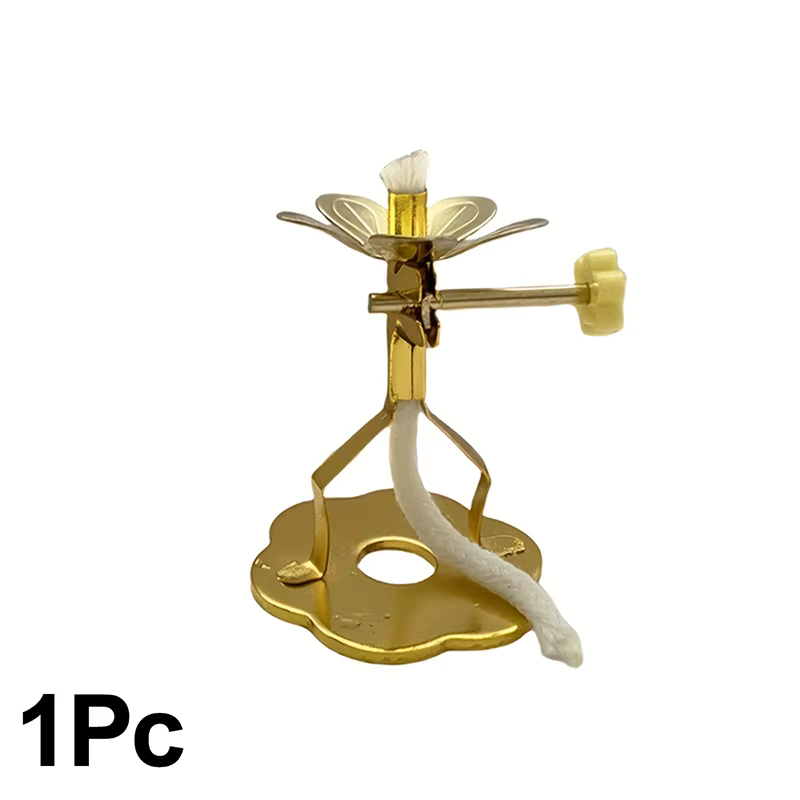 Support de mèche de lampe à huile, 1/2 pièces, support de mèche de lampe à beurre avec support, supp