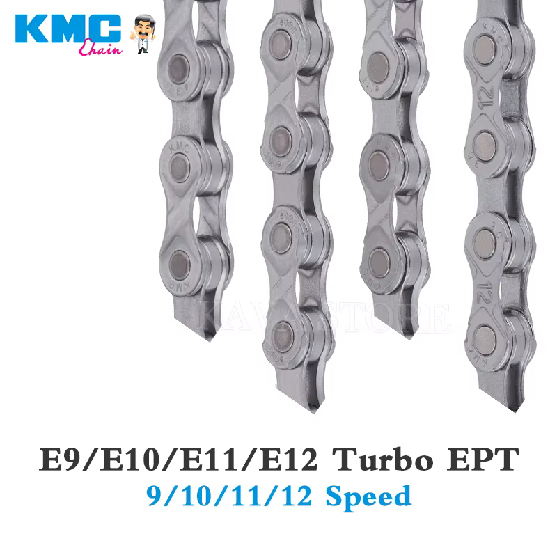 KMC E-BiKE E8 E9 E10 E11 E12 chaîne 8 9 10 11 12 vitesses 136 maillons antirouille électrique Sport